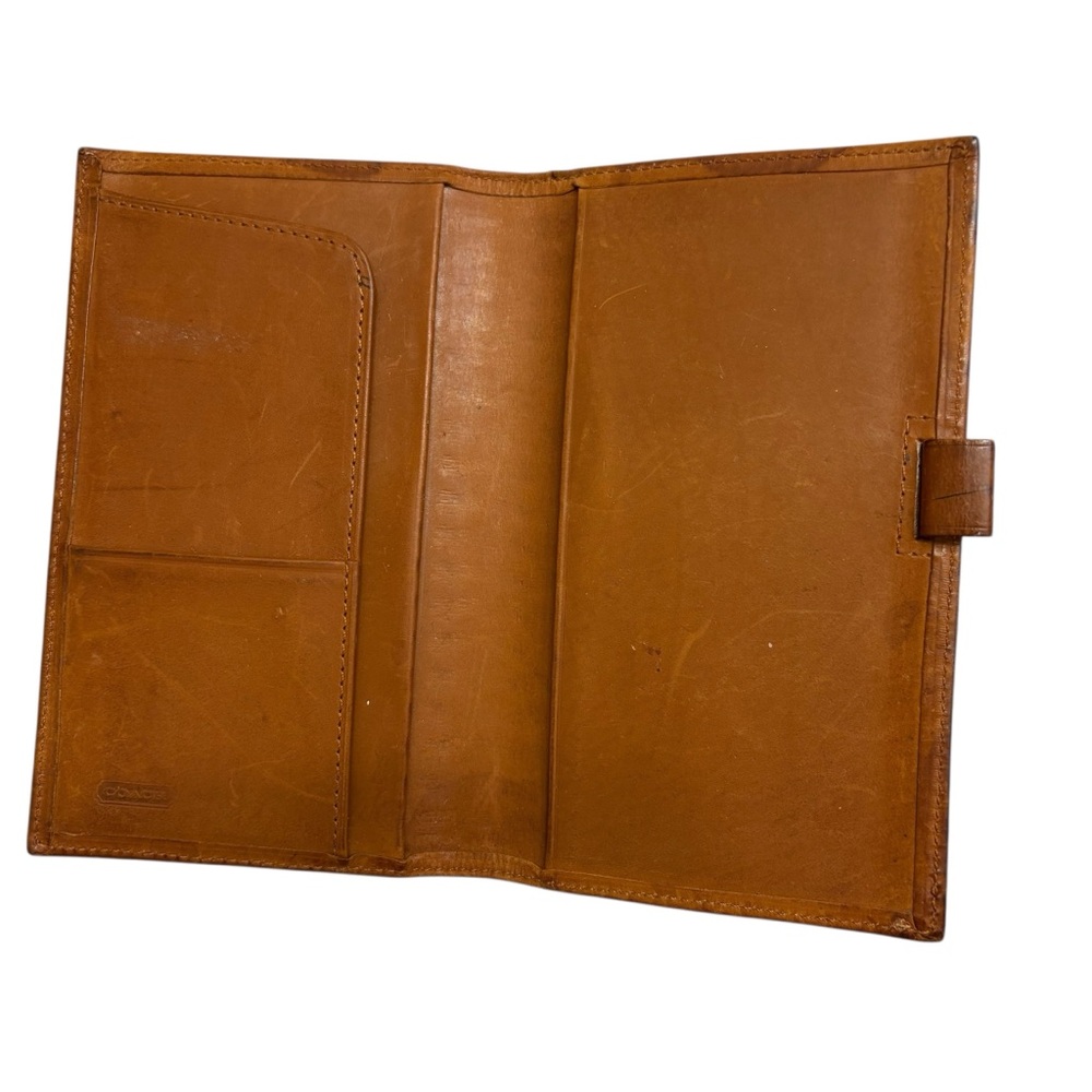Coach vintage British tan travel wallet - Picture 9 of 9